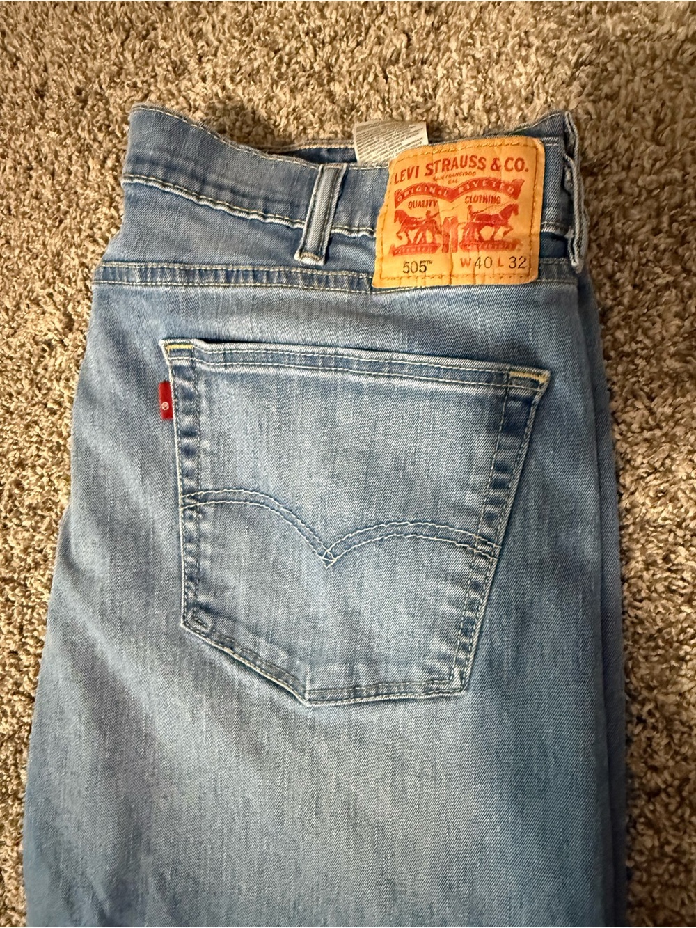 Levi's Light Blue Straight Leg Women's Jeans